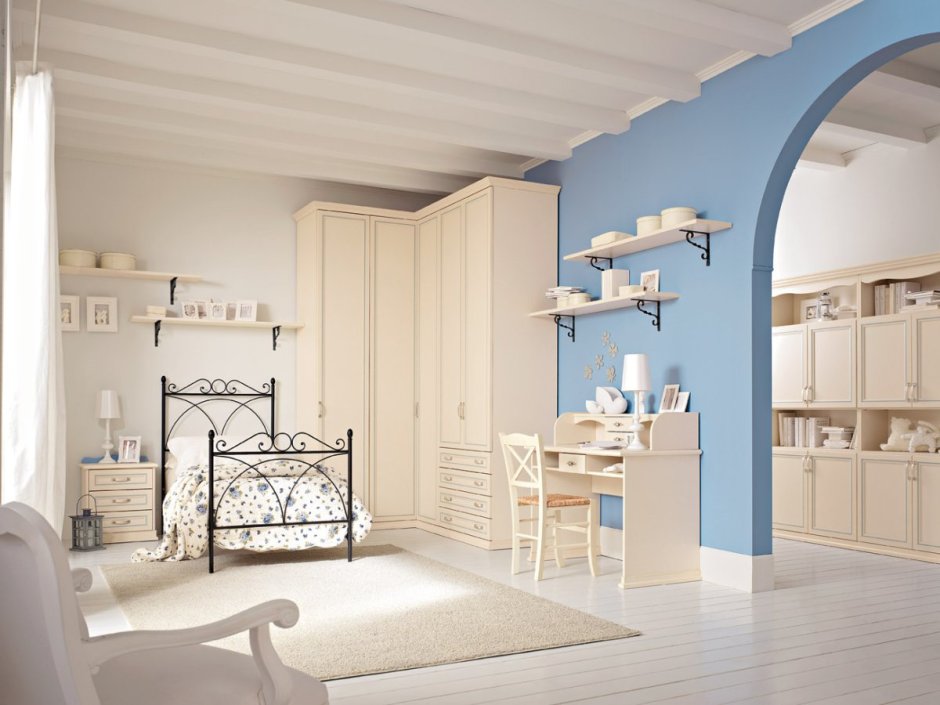 Детская мебель в пастельных тонах