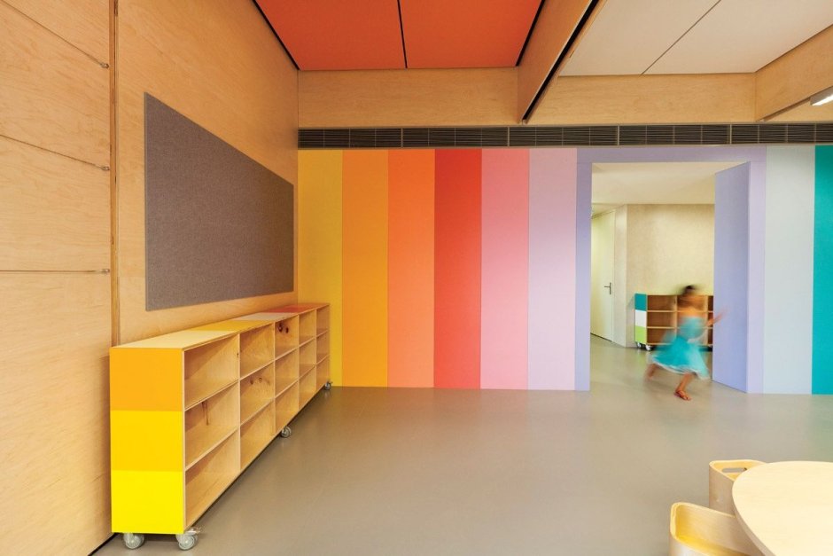 Современные цвета стен школы