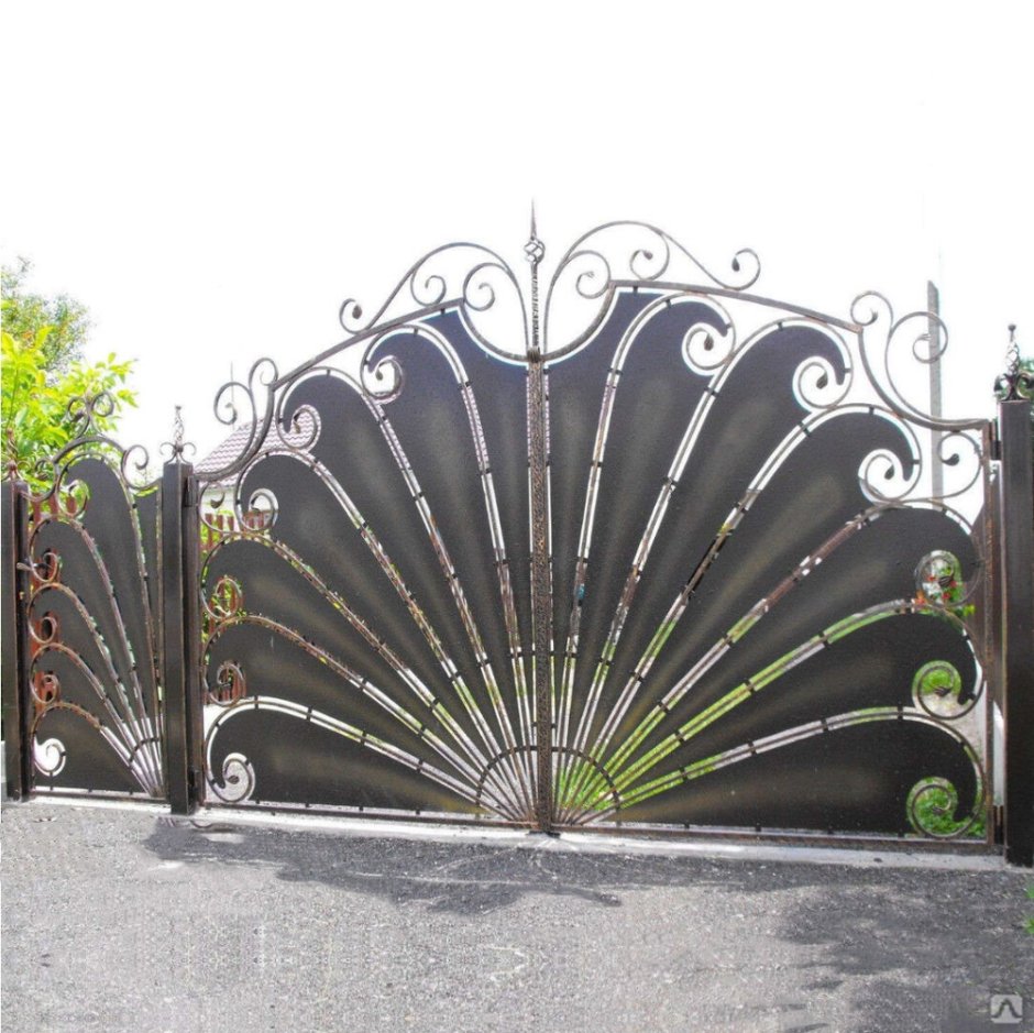 Сказочные кованые ворота