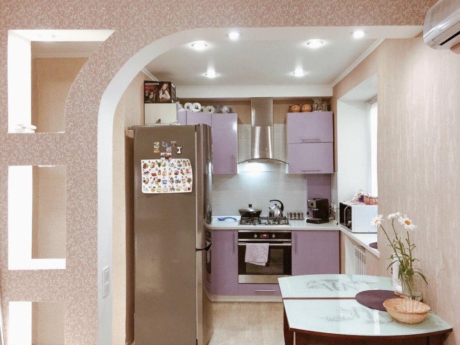 Евроремонт кухни в хрущевке