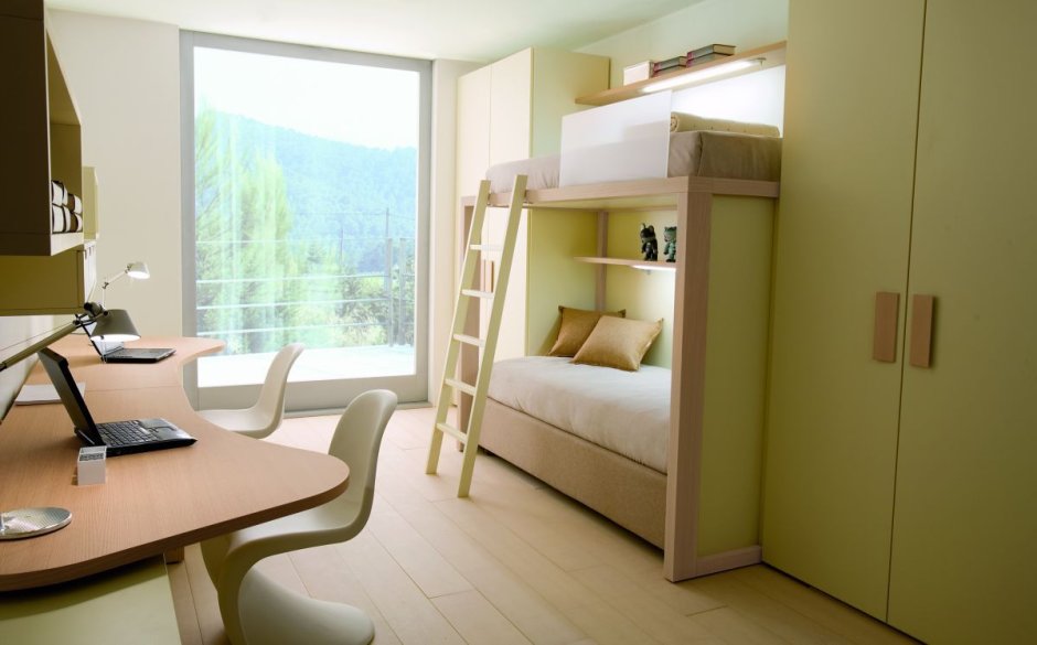 Маленькая комната для подростка девочки