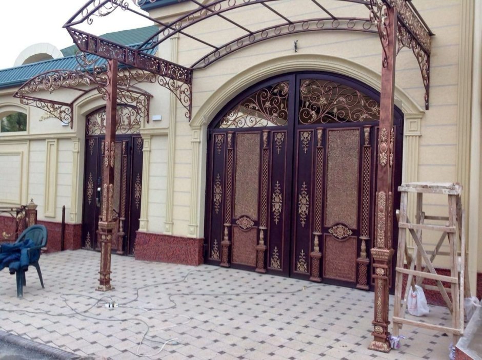 Темир дарвоза навес