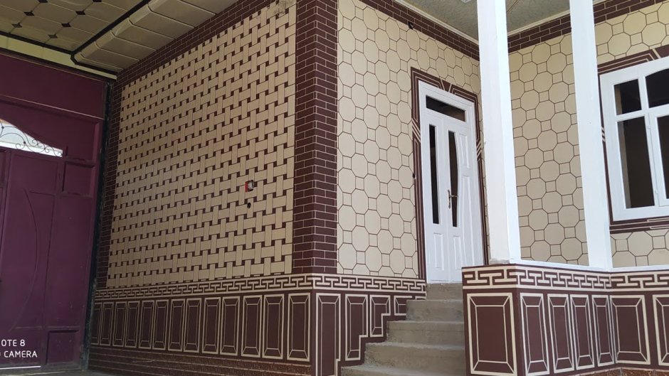 Травертин фасад Узбекистан Андижан