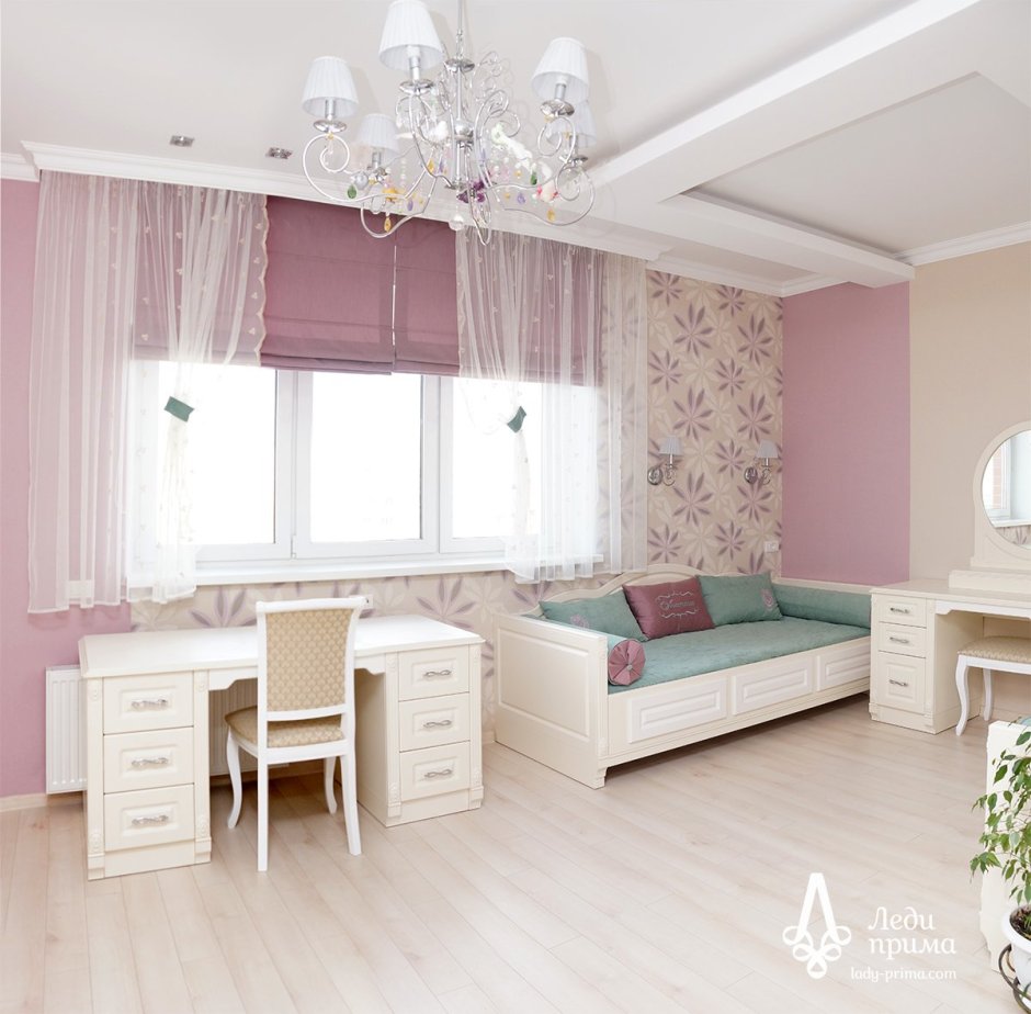 Римские шторы в детскую девочке