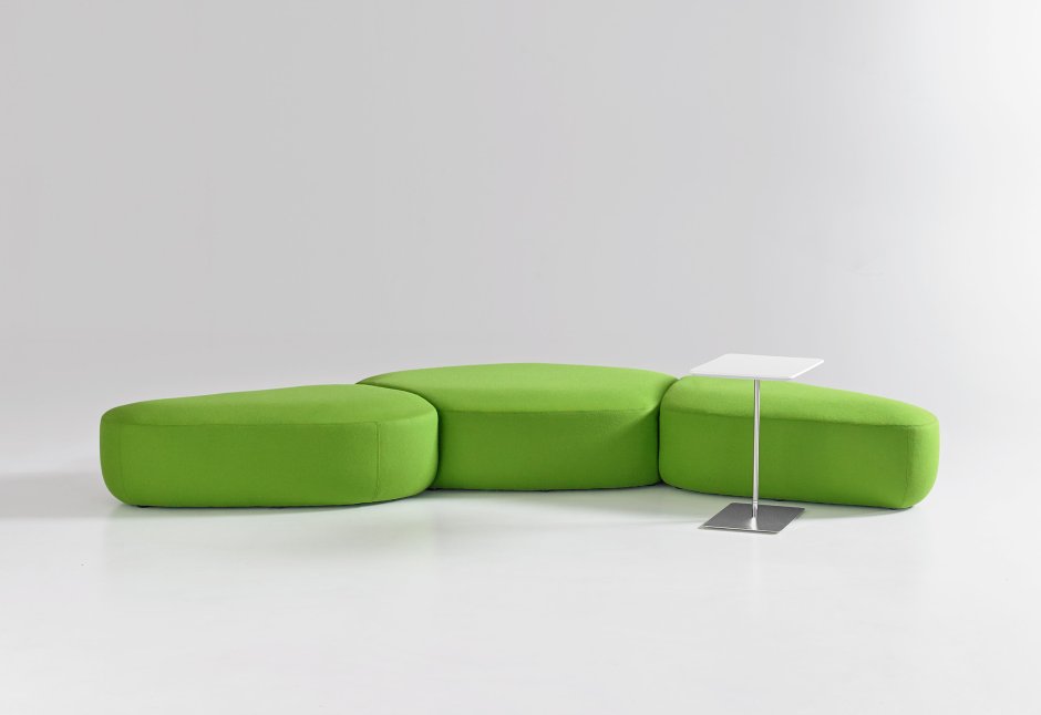 Модульный диван с пуфиком