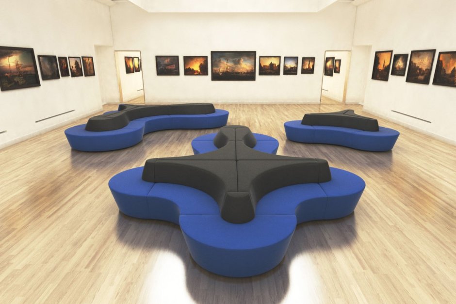 Модульные диваны для холла