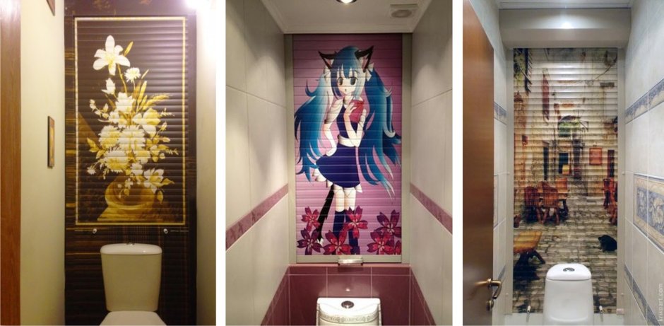 Зашивка задней стенки туалета