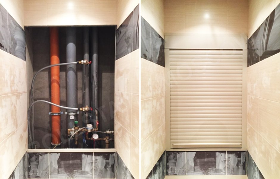 Ревизионный люк для инсталляции унитаза