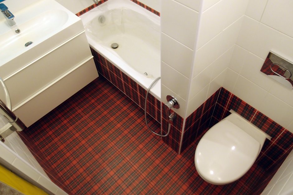 Соединить ванну с туалетом