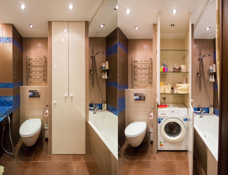 Объединить туалет с ванной