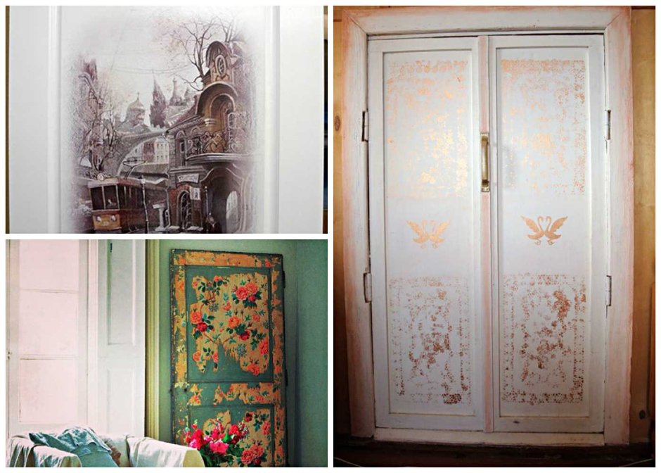 Декорирование старой двери
