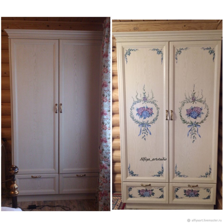 Реставрируем старый шкаф