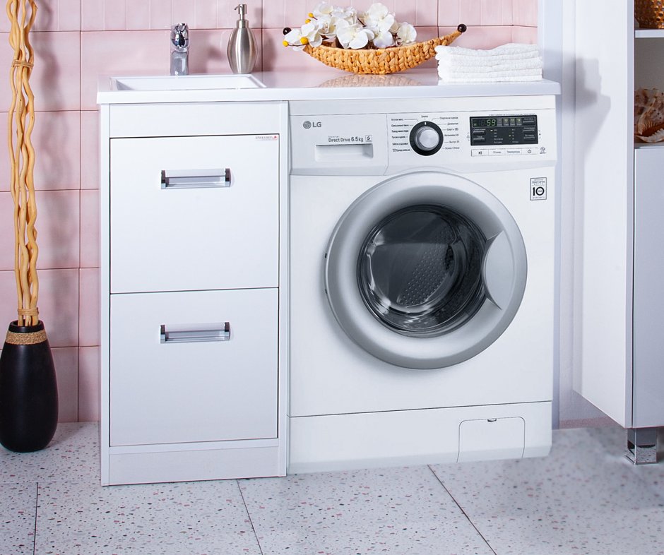 Бриклаер Палермо 40 белая под стиральную машину