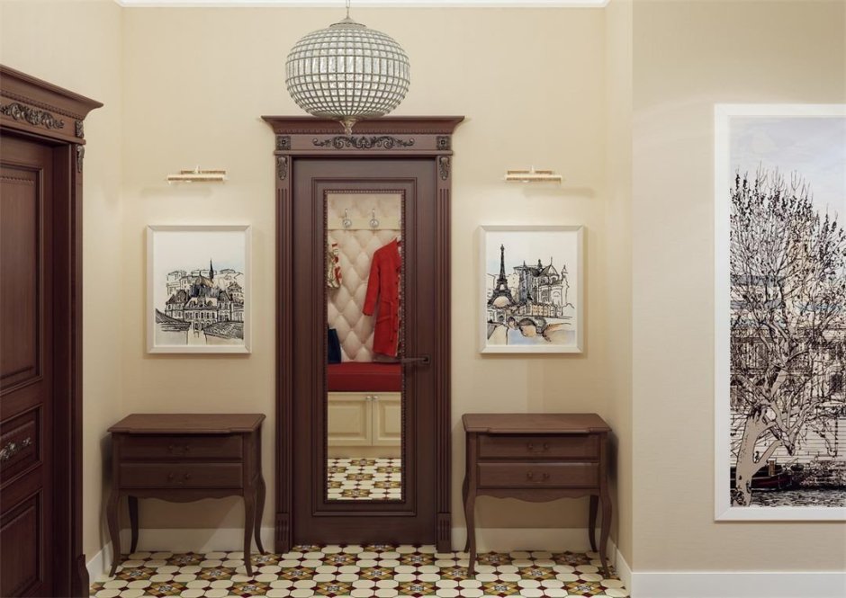 Прихожая в стиле Романтизм