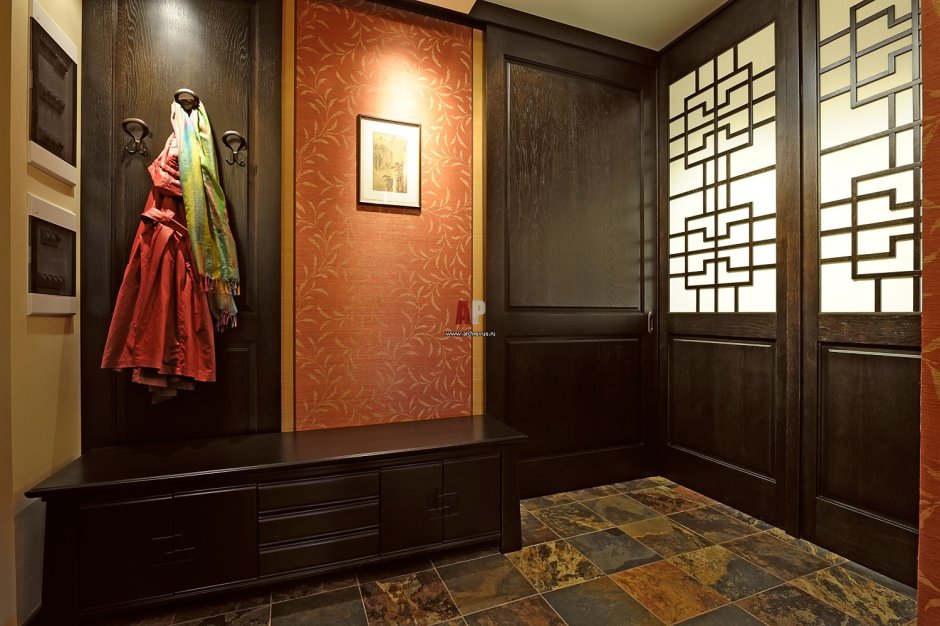 Прихожая в японском стиле