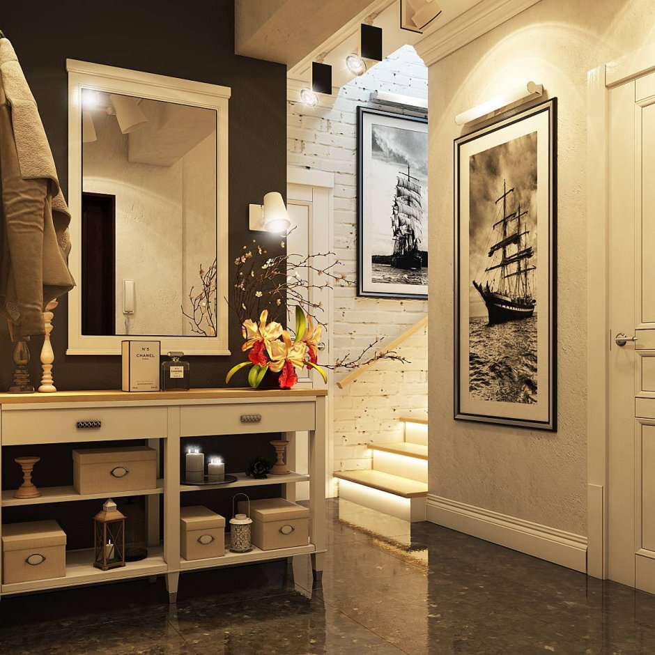 Прихожая Сканди лофт