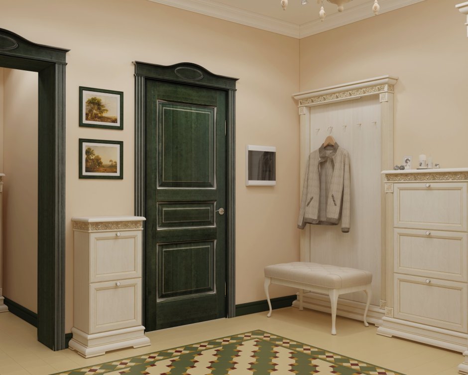 Прихожая в английском стиле