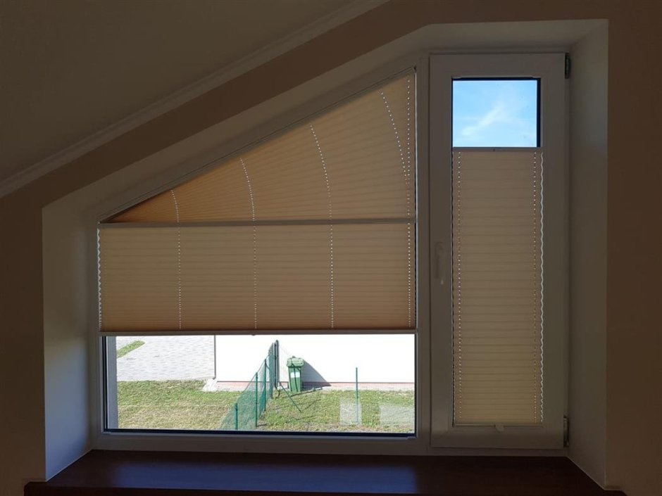 Плиссе с электроприводом