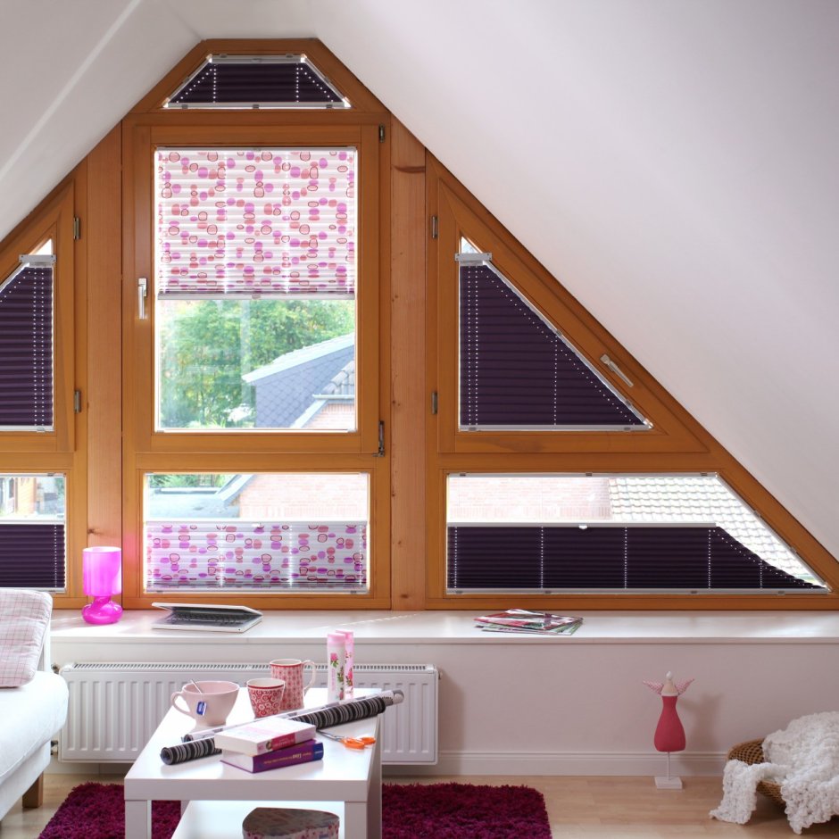 Шторы на мансардные окна