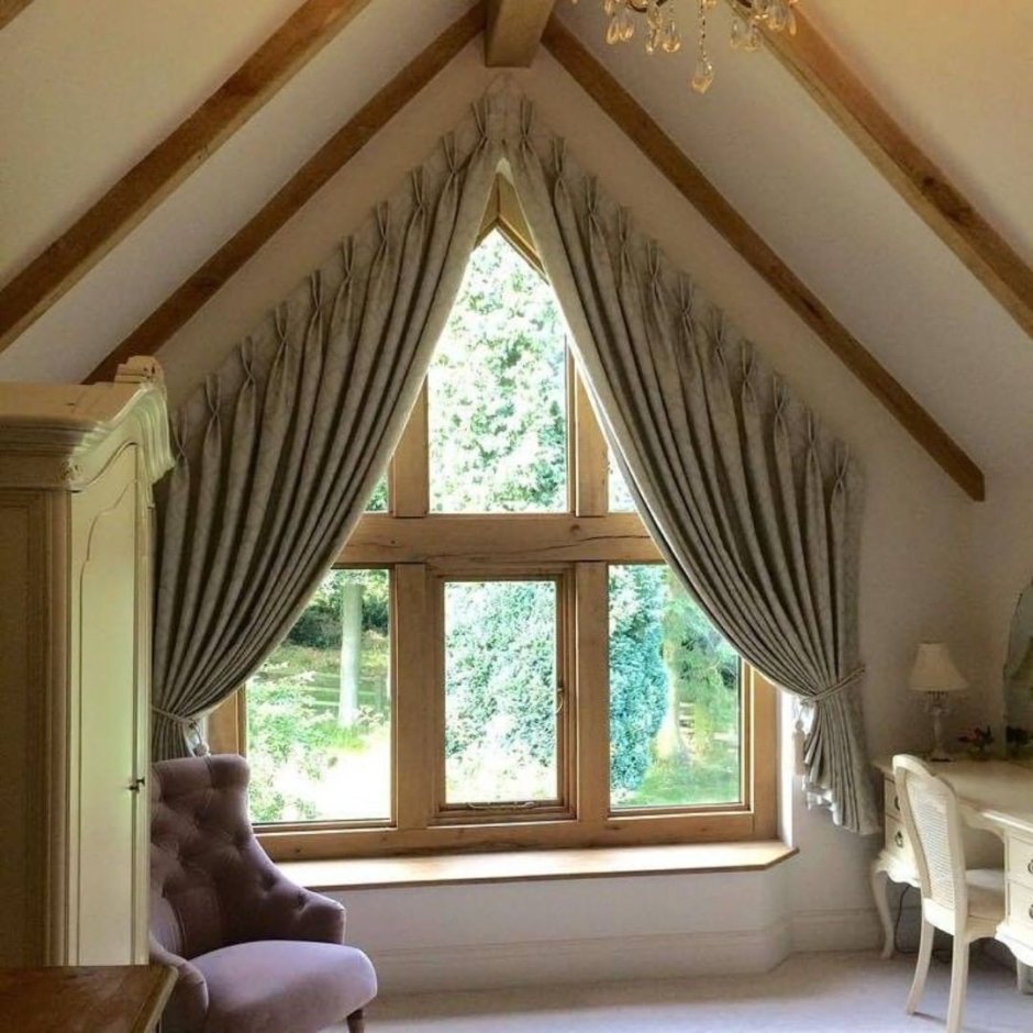 Рулонные шторы на нестандартные окна