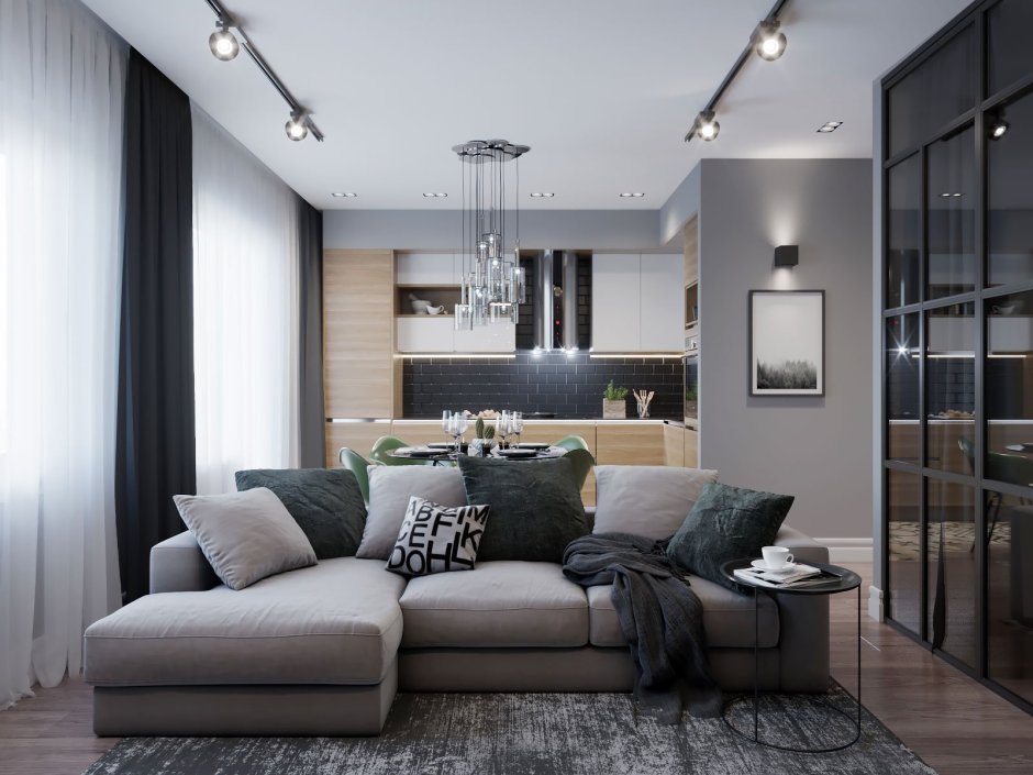 Полки над диваном