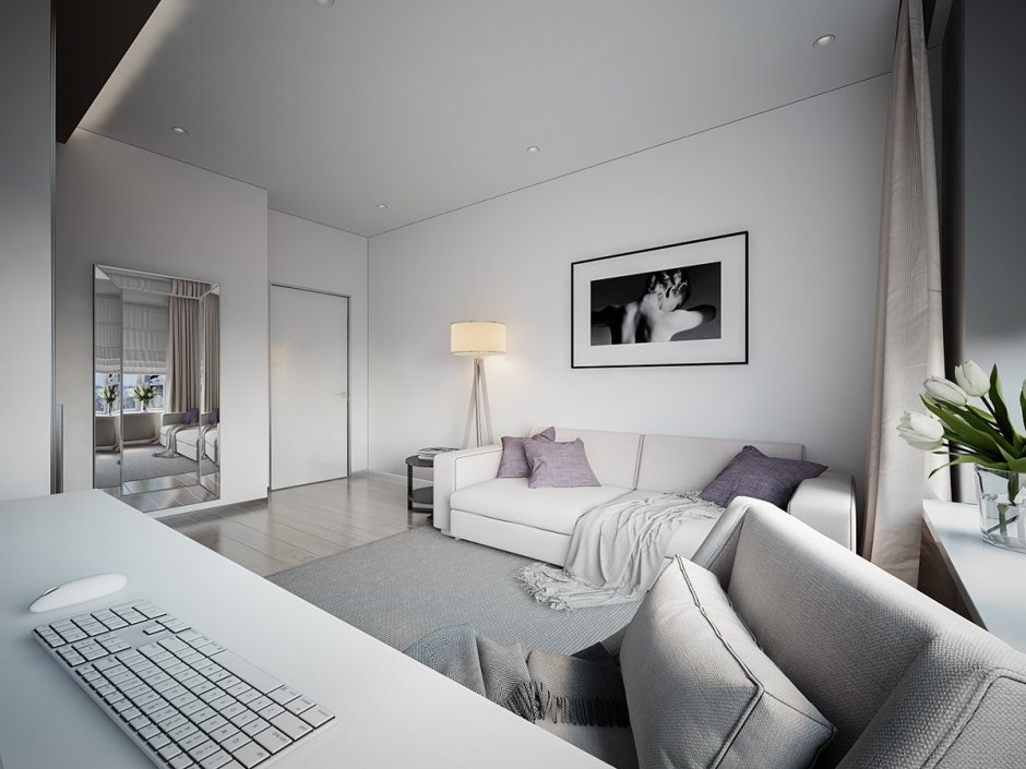 Гостиная с диваном