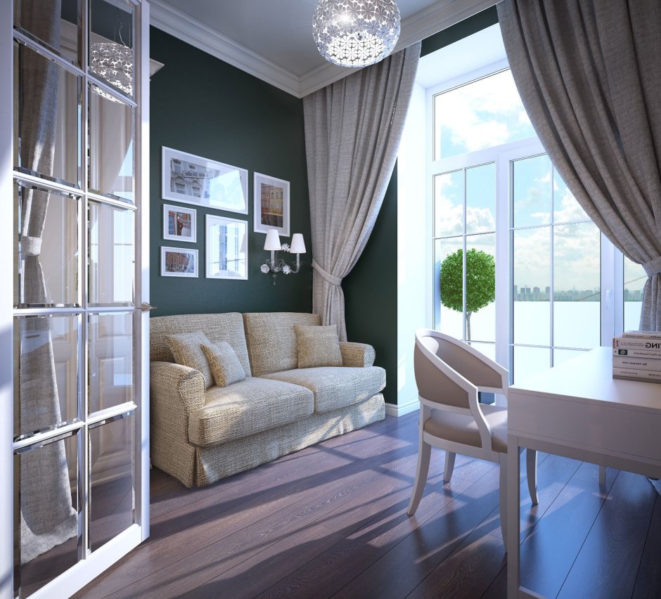 Телевизор в маленькой комнате