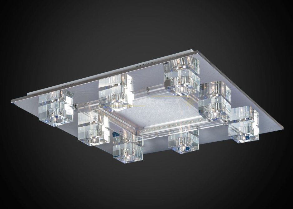 Люстра панель 1-8080-6-CR-led y g4 с пультом