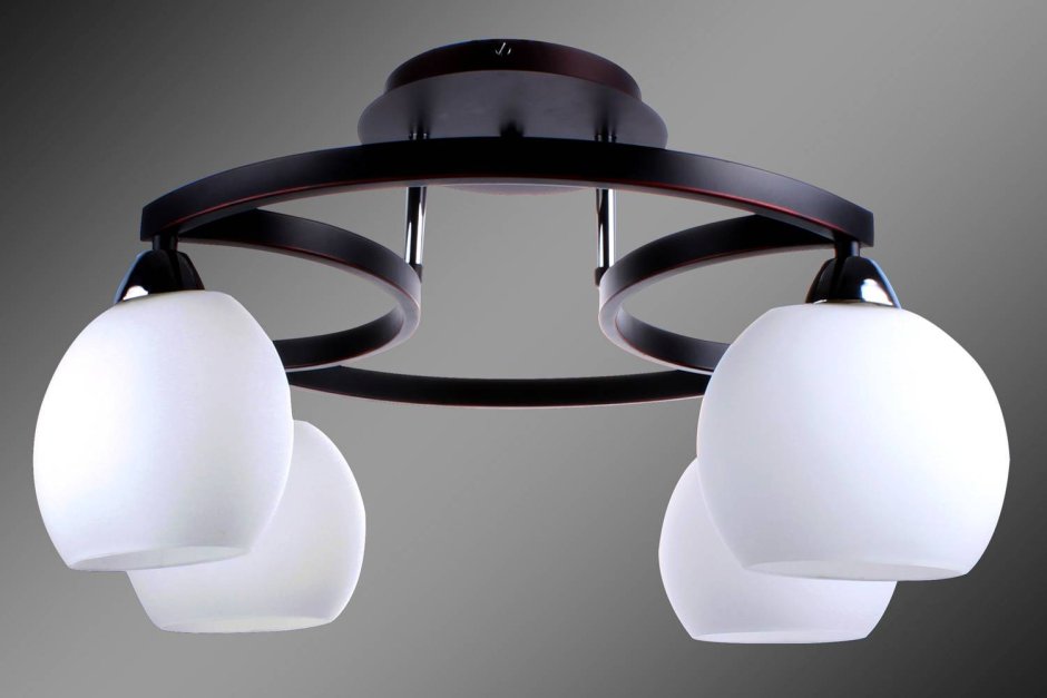 Люстра 8067/4+4 BK 288w + 34w