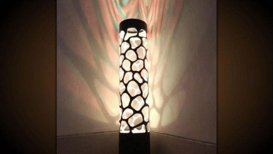 Светильник из труб ПВХ