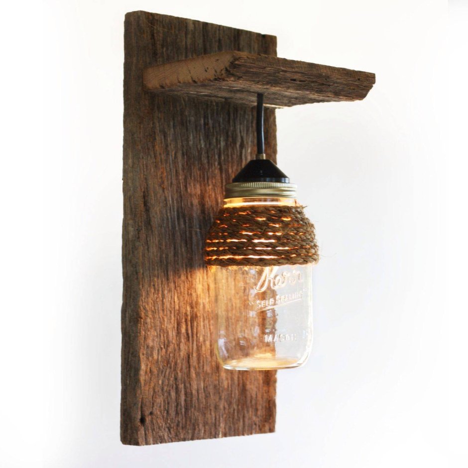 Бра в деревенском стиле