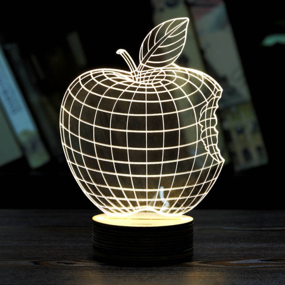 3d светильник «яблоко - Apple»