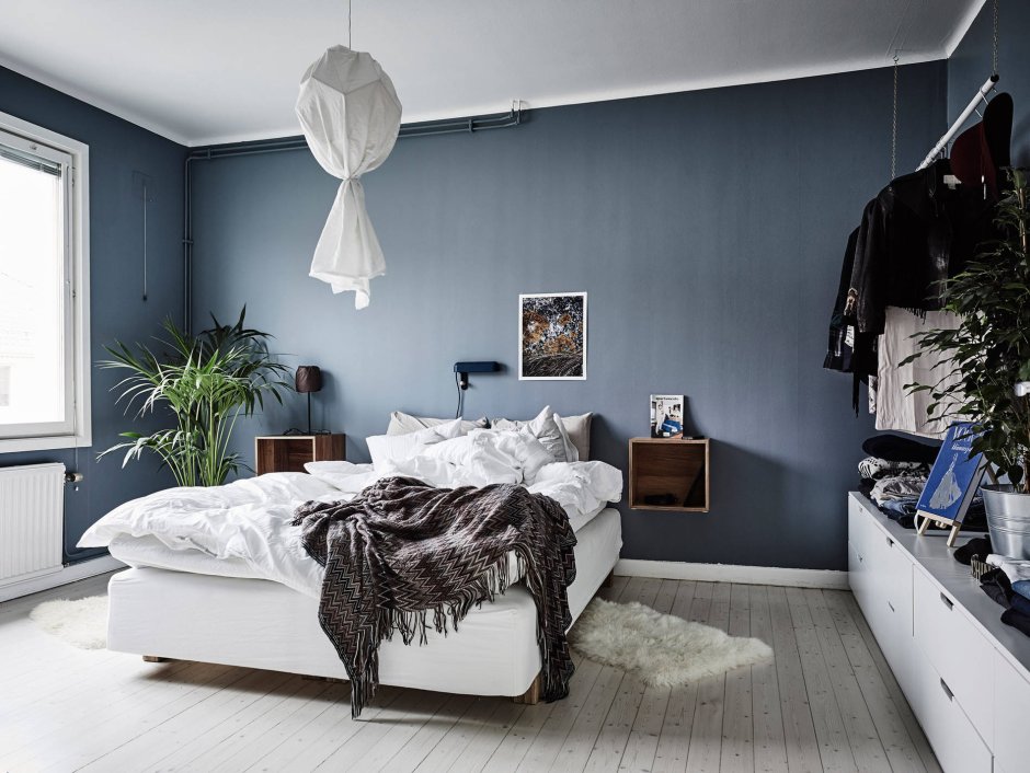 Спальня в шведском стиле