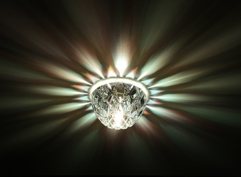 Люстра потолочная с хрусталем 80119/8 хром Евросвет