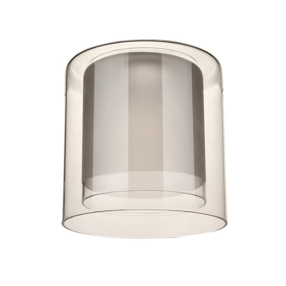 Плафон стеклянный е27 янтарь