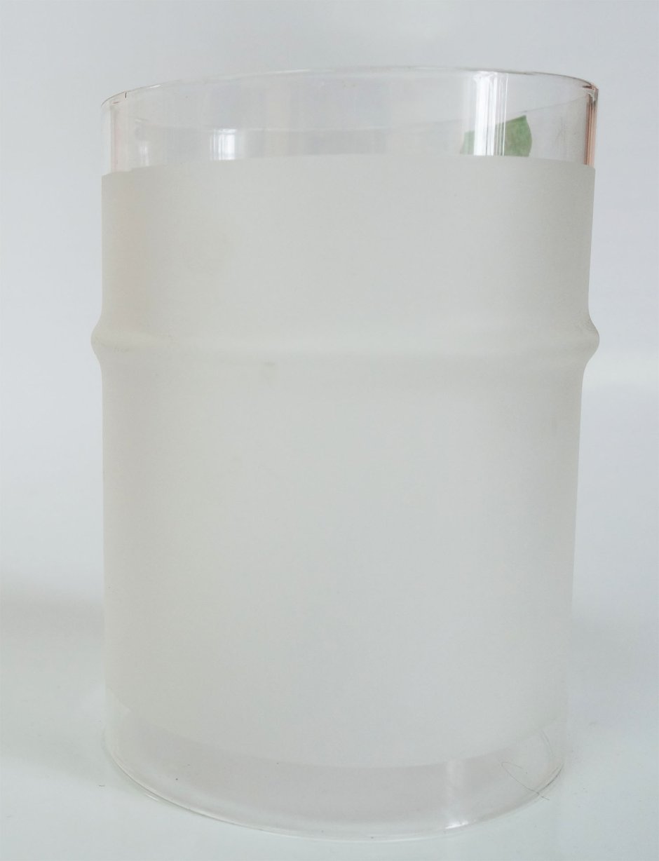 Плафон стакан белый d80ммxh140мм