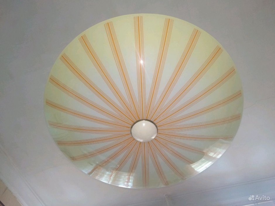 Люстра тарелка на запчасти СССР