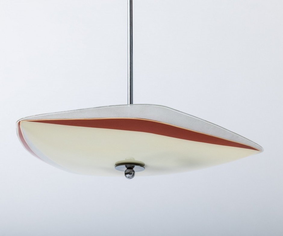 Советская люстра тарелка