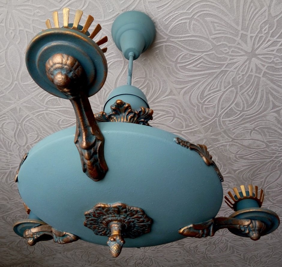 Люстра тарелка ГДР