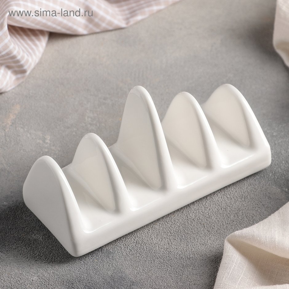 Подставка для тостов серебро