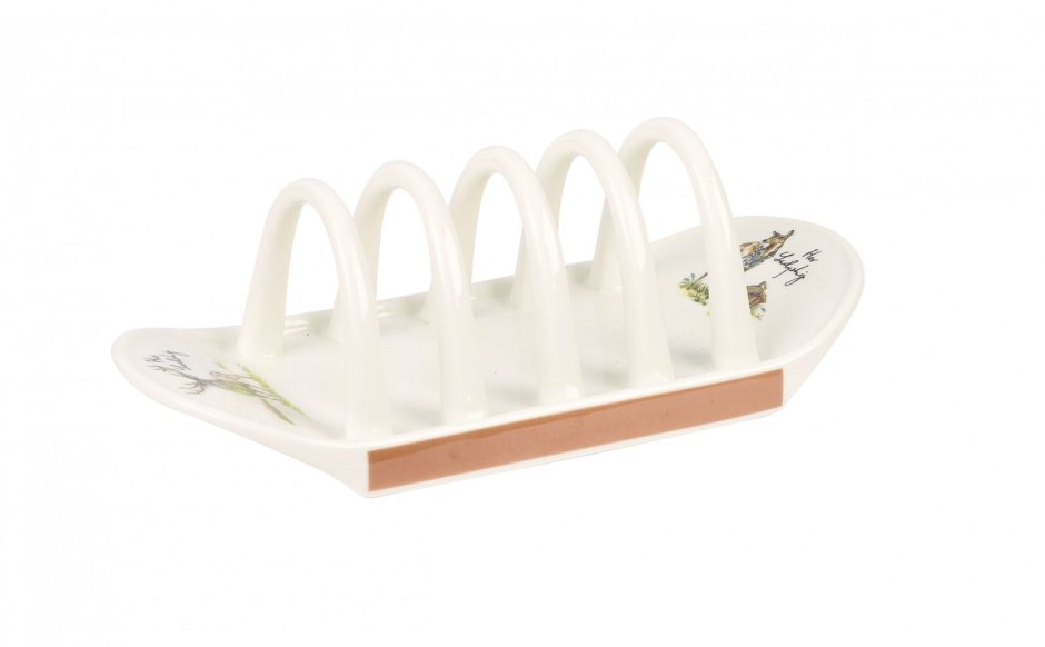 Подставка для тостов Посеребренная