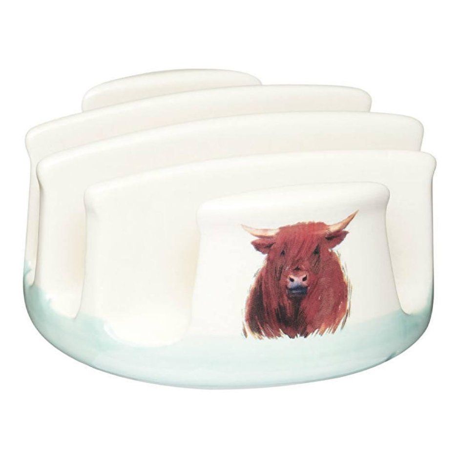 Подставка для тостов Queen Anne 21х10см, сталь, посеребрение