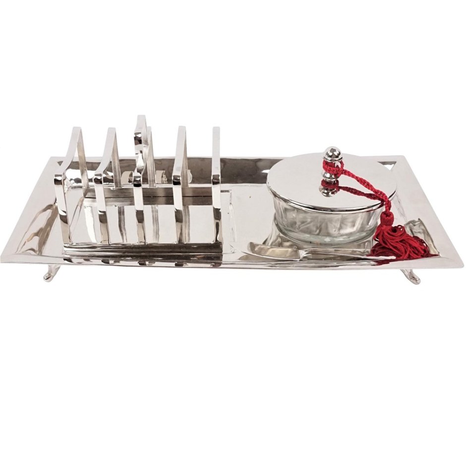 Genware Chrome Horseshoe Toast Rack