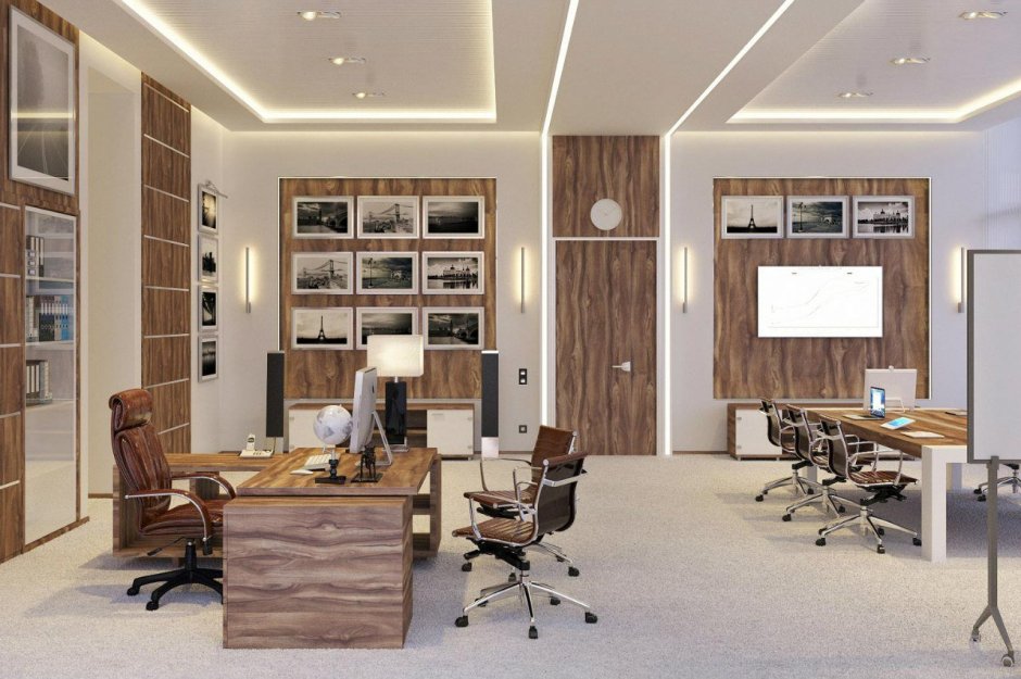 Уютный кабинет руководителя