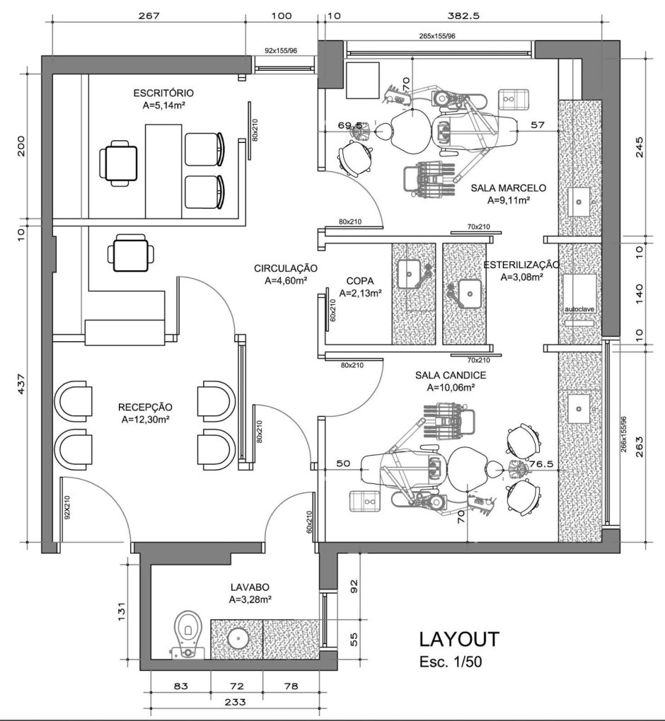 Планировка стоматологического кабинета 150кв