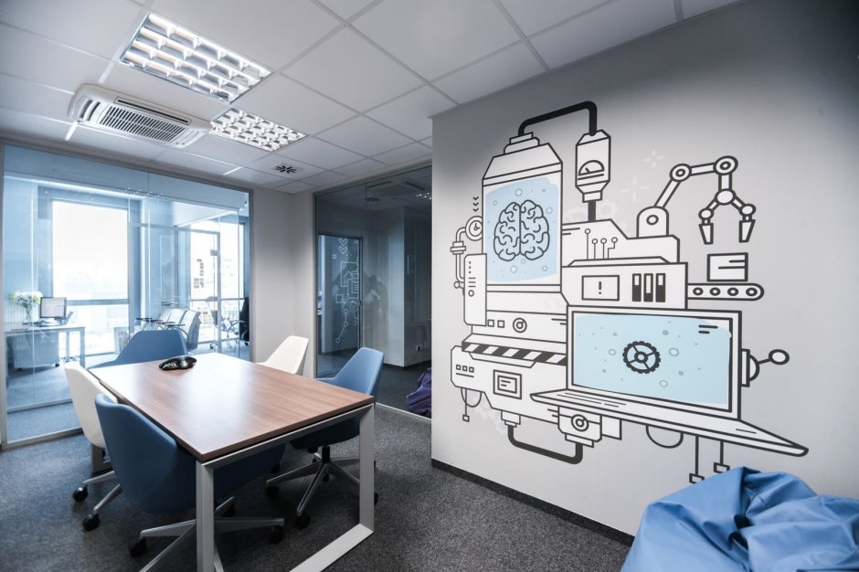 Офис в стиле арт