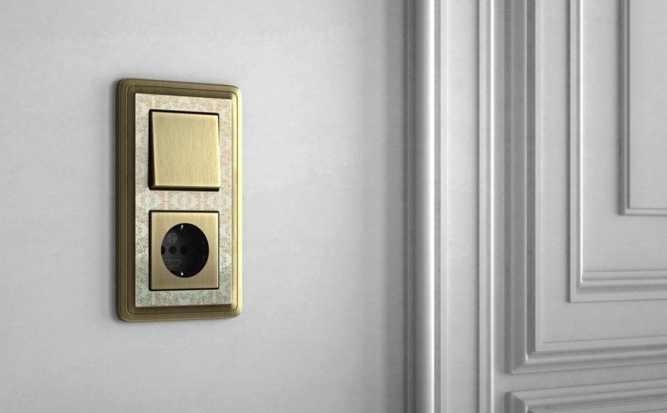 ABB Niessen Sky античная латунь