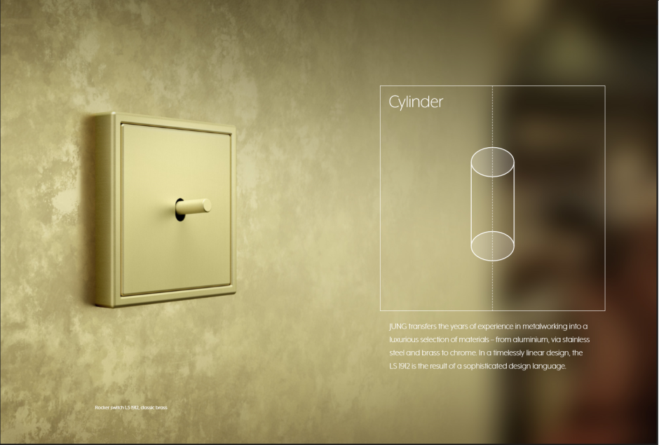 Выключатель одноклавишный Легран цвет золото