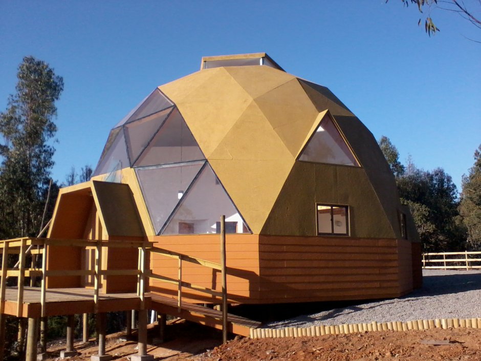 Купольный дом снаружи