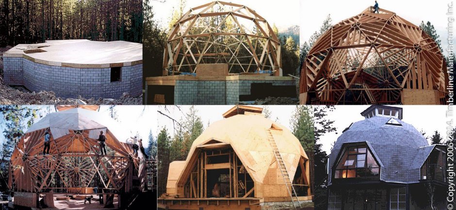 Жилой геодезический купол